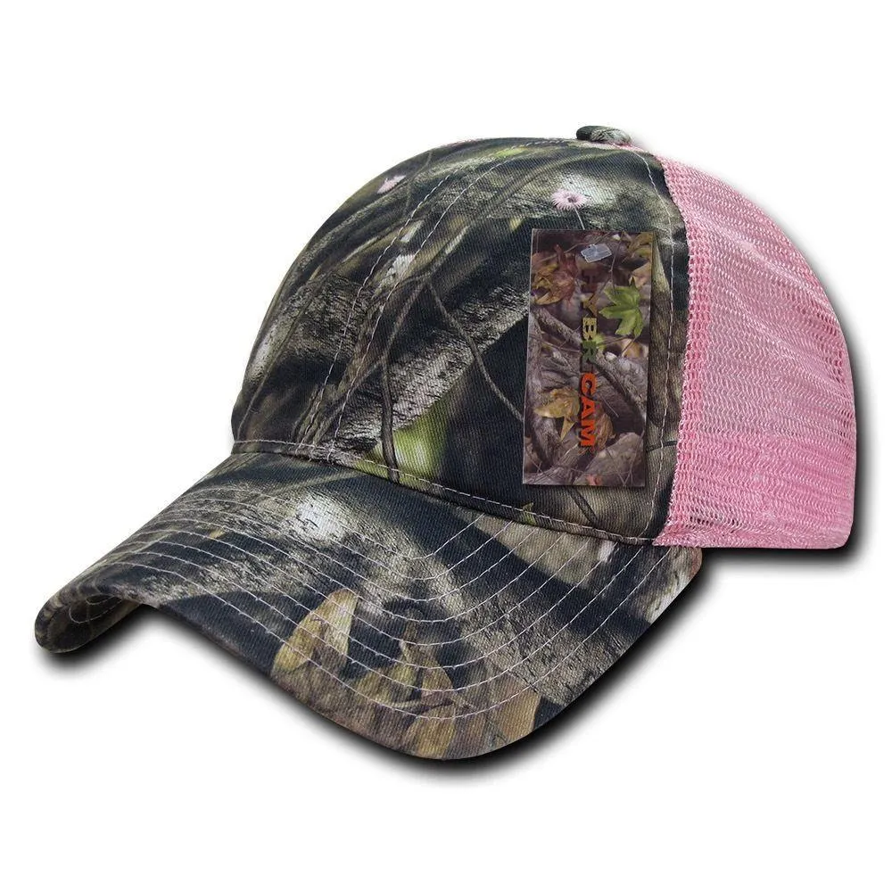 Decky Relaxed Camouflage Hybricam Hunting Army Trucker Baseball Caps Hats
